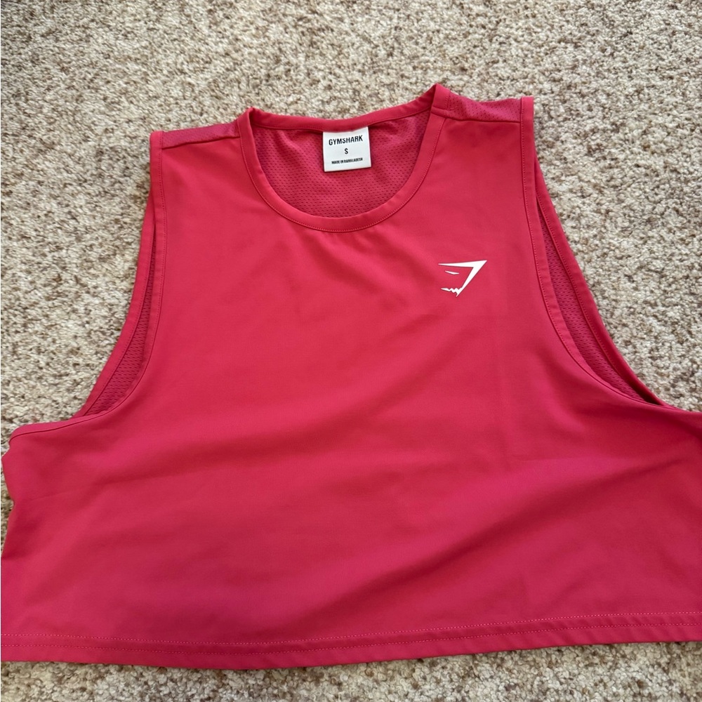 Gymshark Red Crop Top